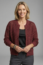Brynlee | Women’s Cut Out Knit Cardigan