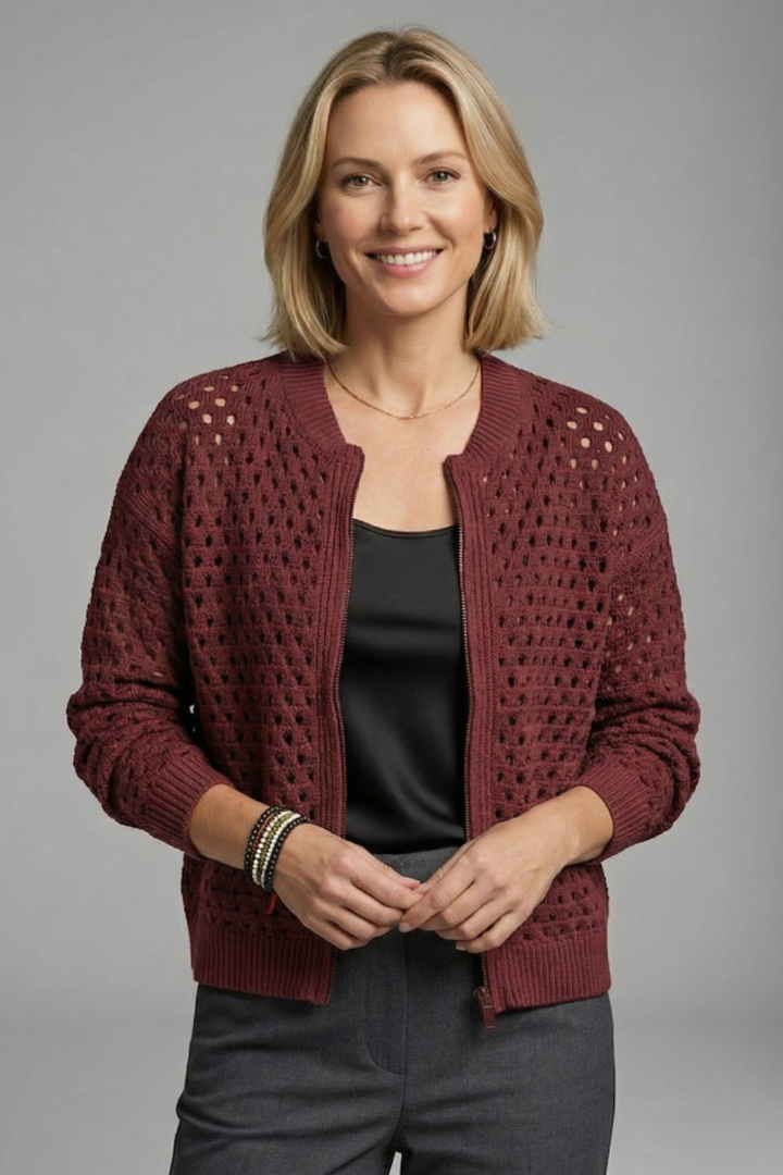 Brynlee | Women’s Cut Out Knit Cardigan