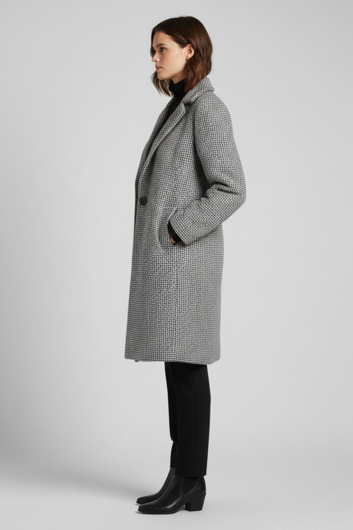 Kia | Women’s Collar Woven Coat