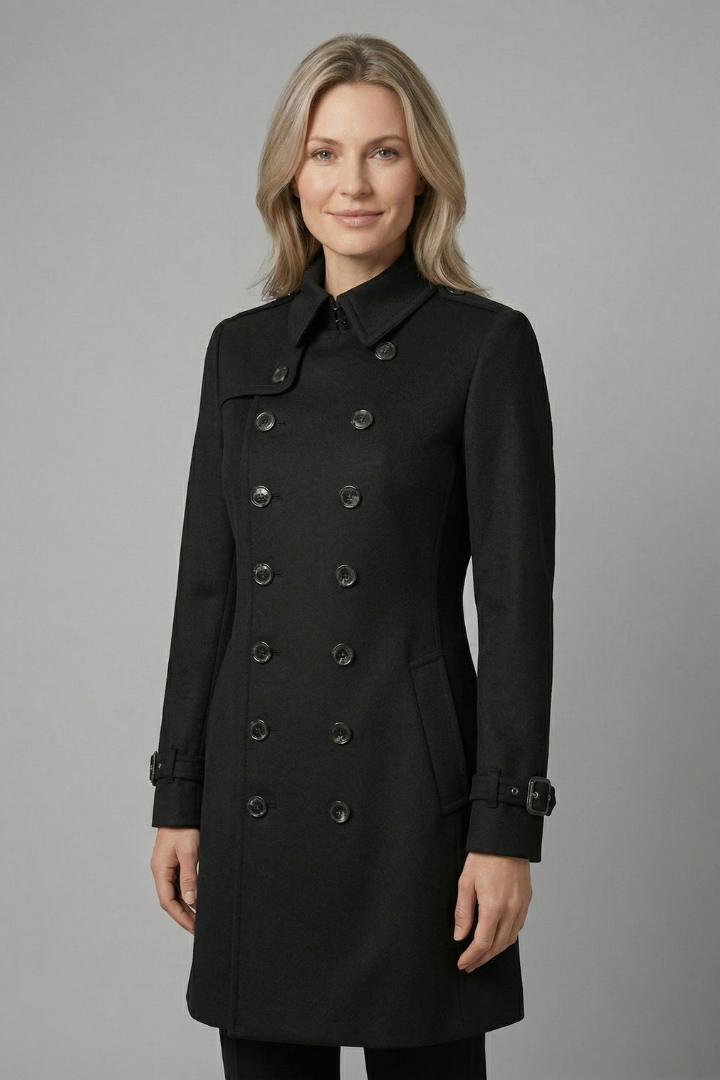 Vien | Women’s Double-Breasted Coat