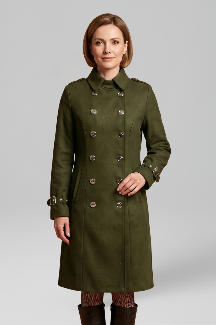 Vien | Women’s Double-Breasted Coat