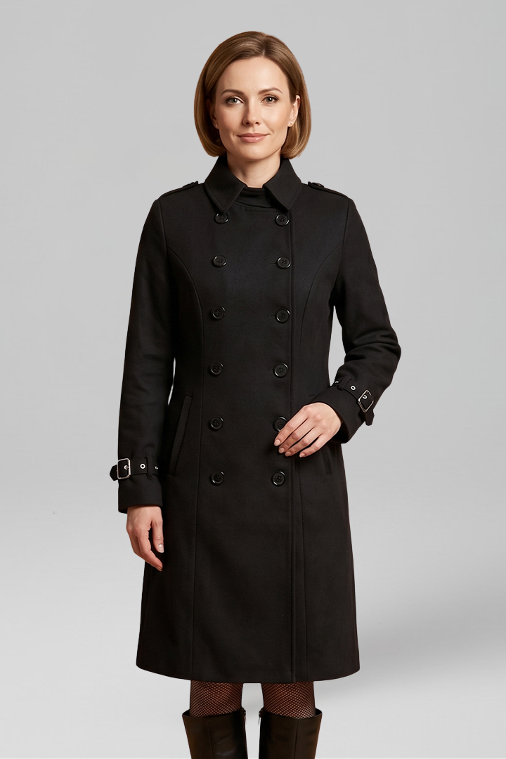 Vien | Women’s Double-Breasted Coat