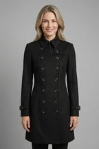 Vien | Women’s Double-Breasted Coat