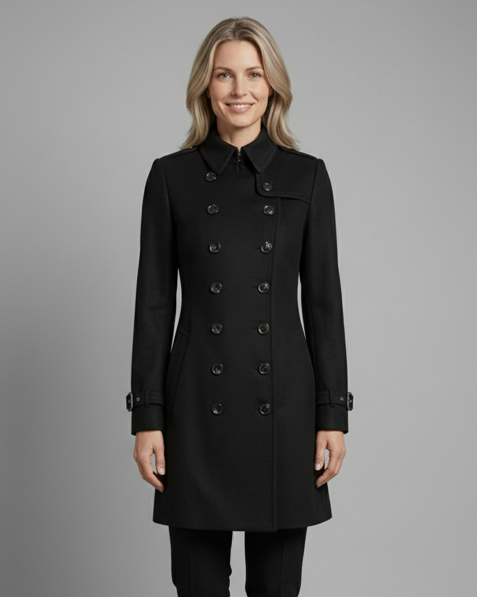 Vien | Women’s Double-Breasted Coat