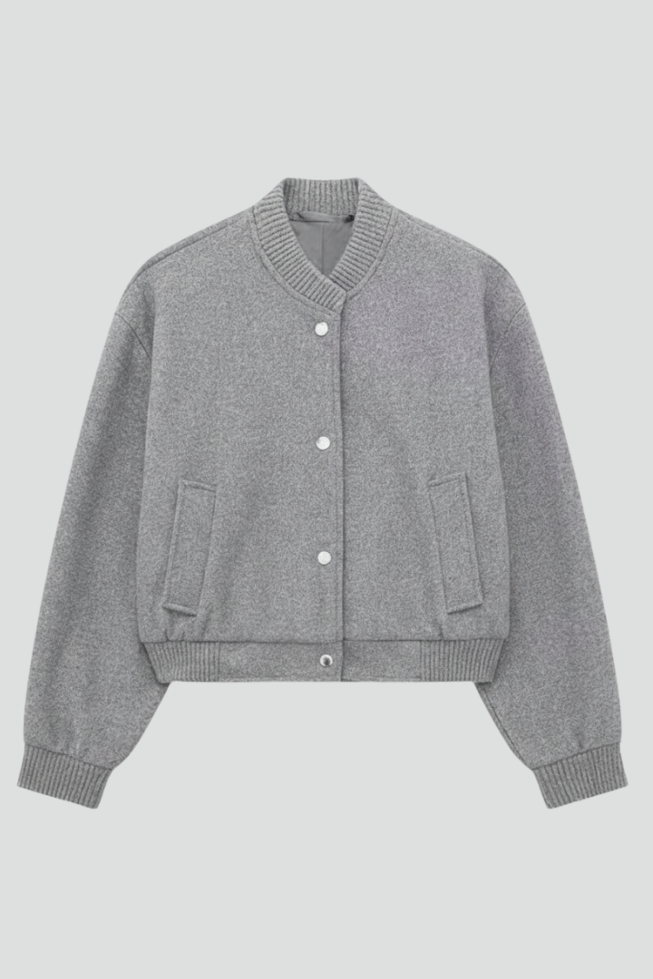 Rowena | Women’s Cropped Snap Jacket