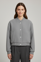 Rowena | Women’s Cropped Snap Jacket