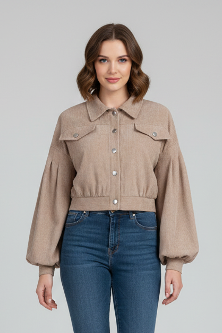 Novella | Women’s Cropped Zip Jacket