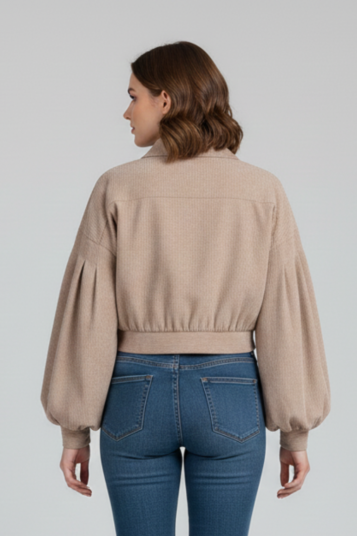 Novella | Women’s Cropped Zip Jacket