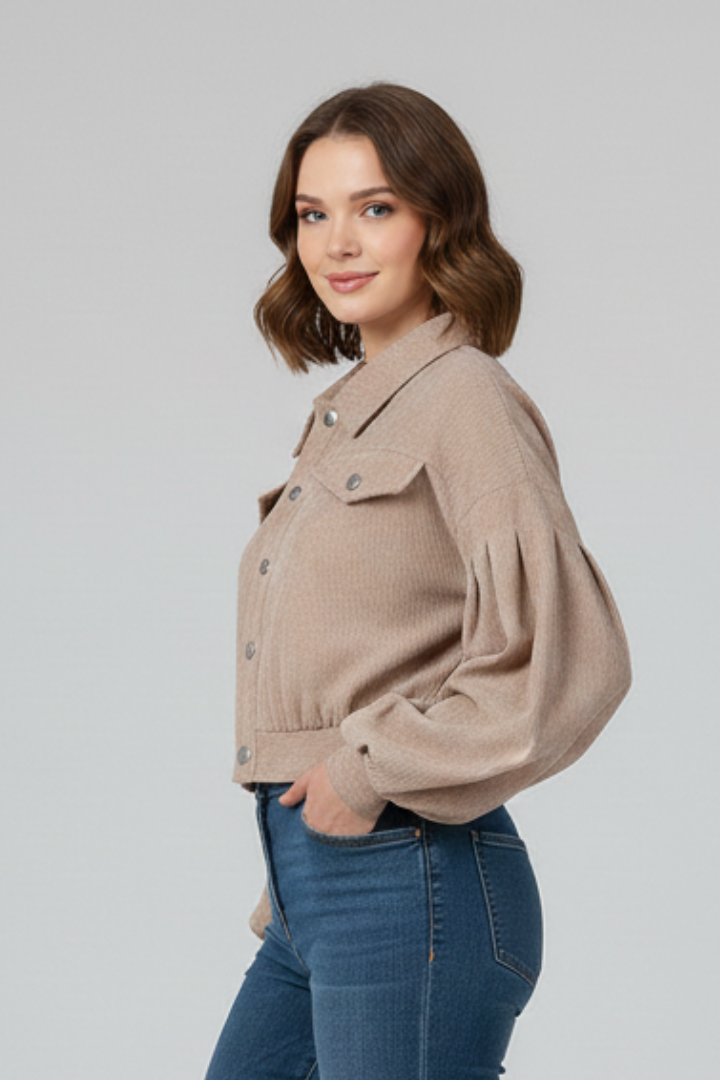 Novella | Women’s Cropped Zip Jacket