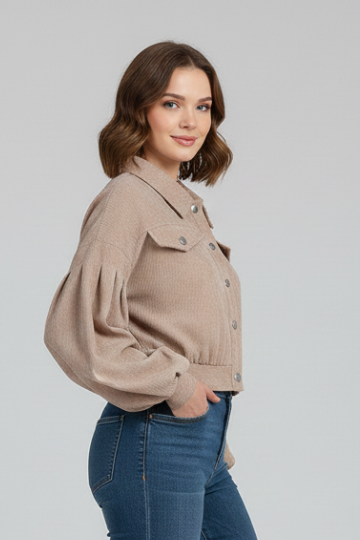 Novella | Women’s Cropped Zip Jacket