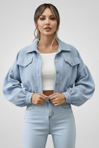 Novella | Women’s Cropped Zip Jacket