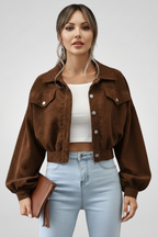 Novella | Women’s Cropped Zip Jacket