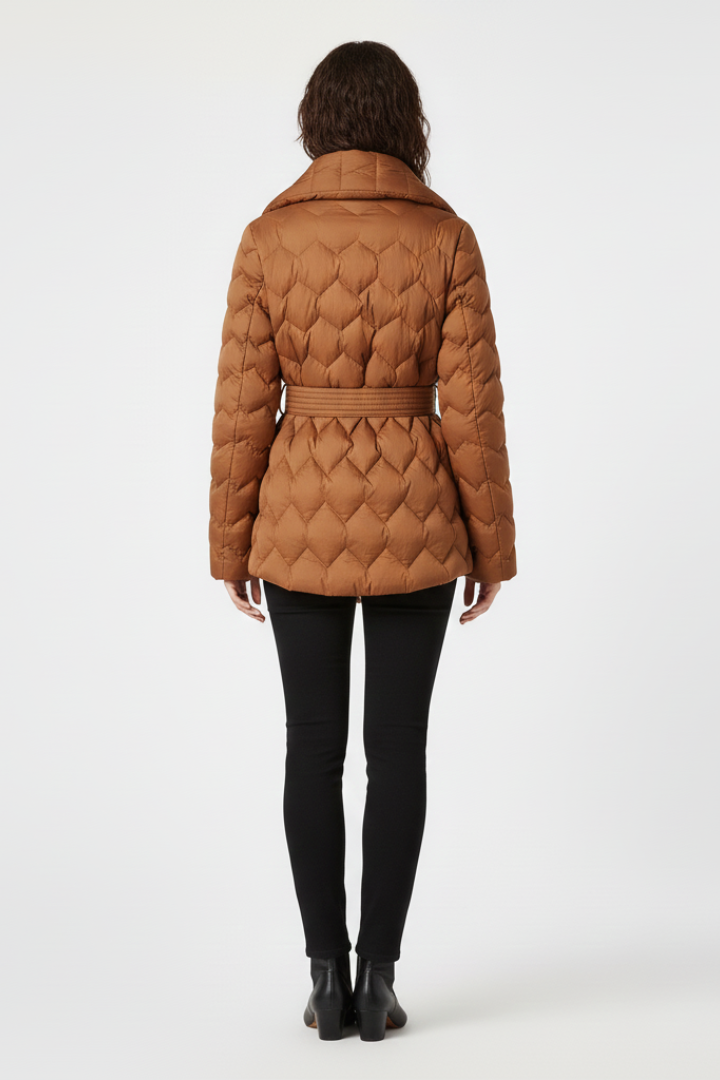 Emberly | Women’s Belted Quilted Coat