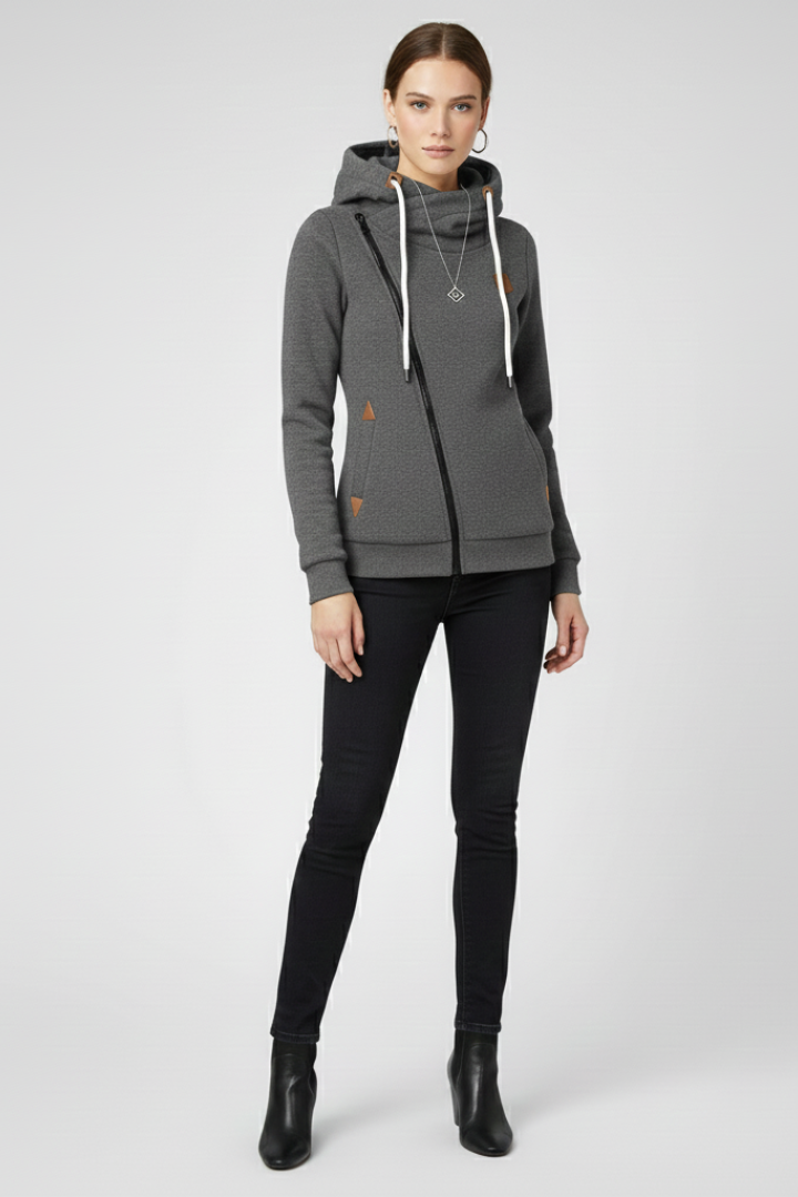 Vesper | Women’s Hooded Asymmetrical Jacket
