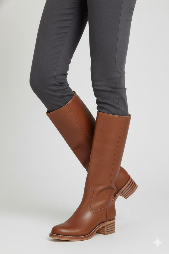 Aubriella | Women’s High Round Toe Boots