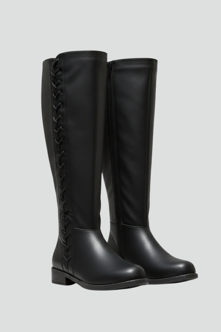 Amalia | Women’s Lace Front Knee Boots