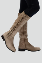 Amalia | Women’s Lace Front Knee Boots