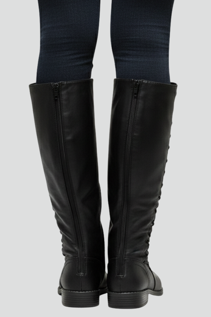 Amalia | Women’s Lace Front Knee Boots