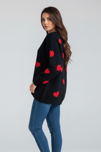 Holly | Women’s Heart Pattern Sweater