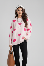 Holly | Women’s Heart Pattern Sweater