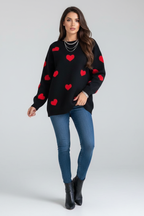 Holly | Women’s Heart Pattern Sweater