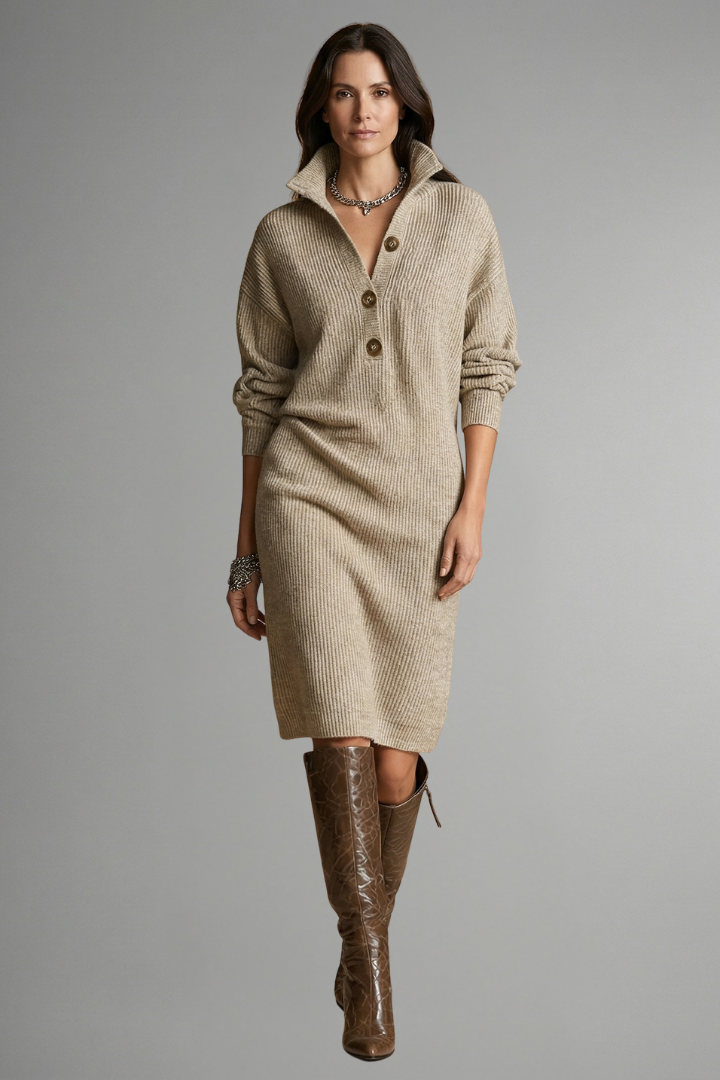 Eliora | Women’s Ribbed Knit Sweater Dress