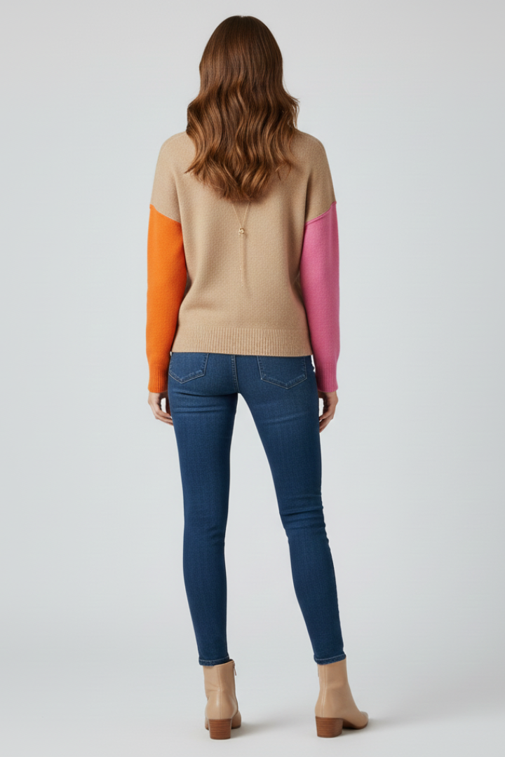 Presley | Women’s High Collar Knit Sweater