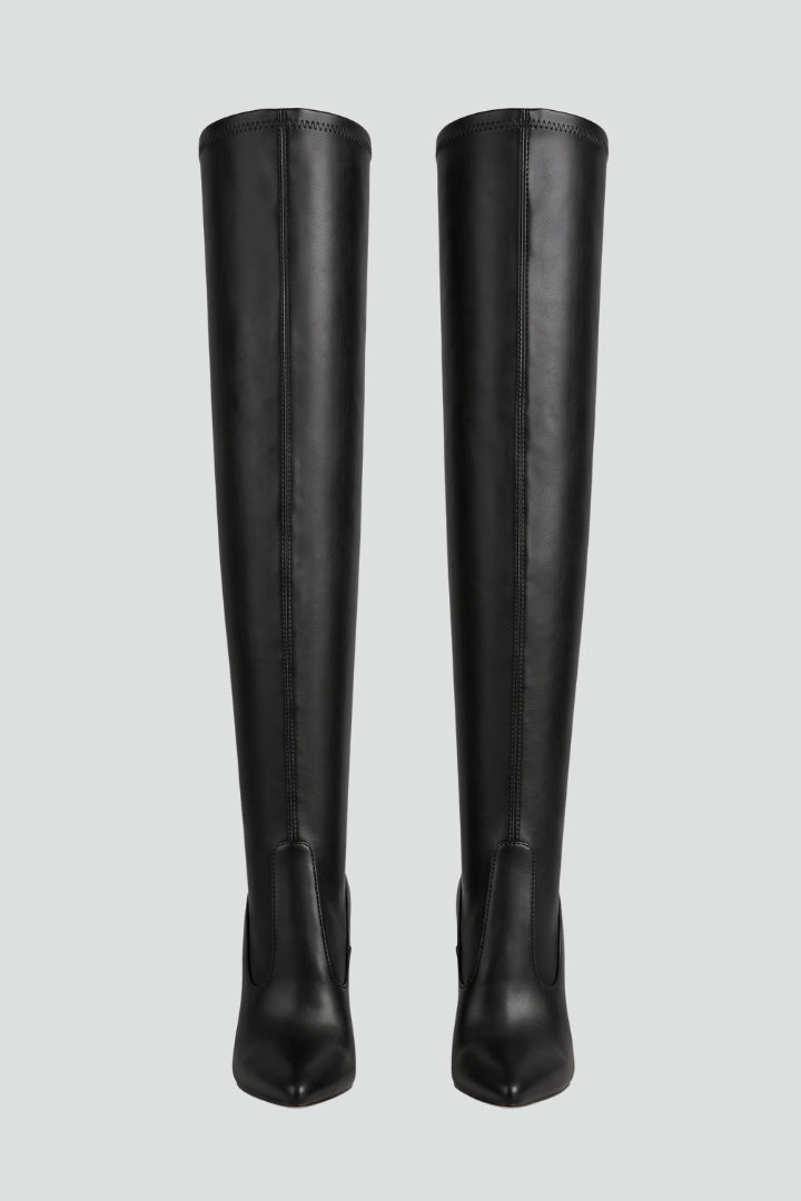 Noelle | Women’s Knee Leather Boots