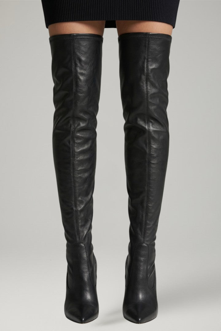 Noelle | Women’s Knee Leather Boots