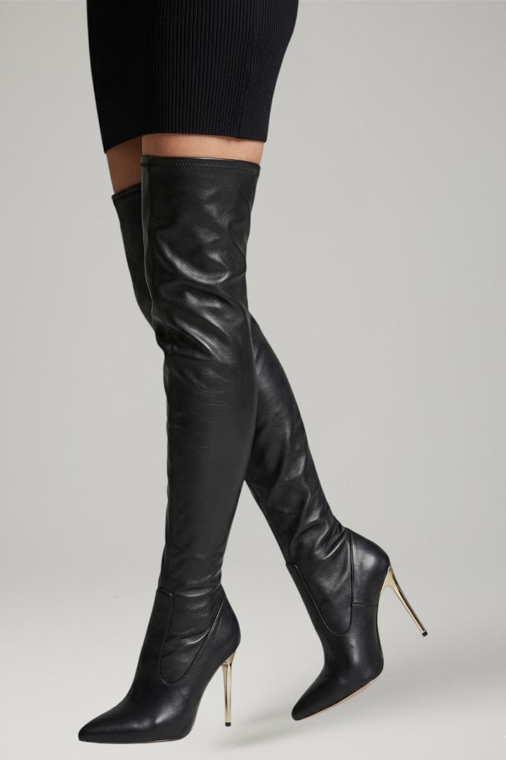 Noelle | Women’s Knee Leather Boots