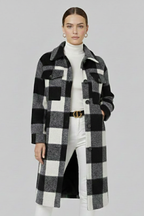 Bea | Women’s Checked Button Coat