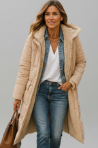 Cressida | Women’s Hooded Zip Long Coat