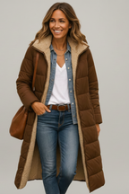 Cressida | Women’s Hooded Zip Long Coat