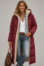 Cressida | Women’s Hooded Zip Long Coat