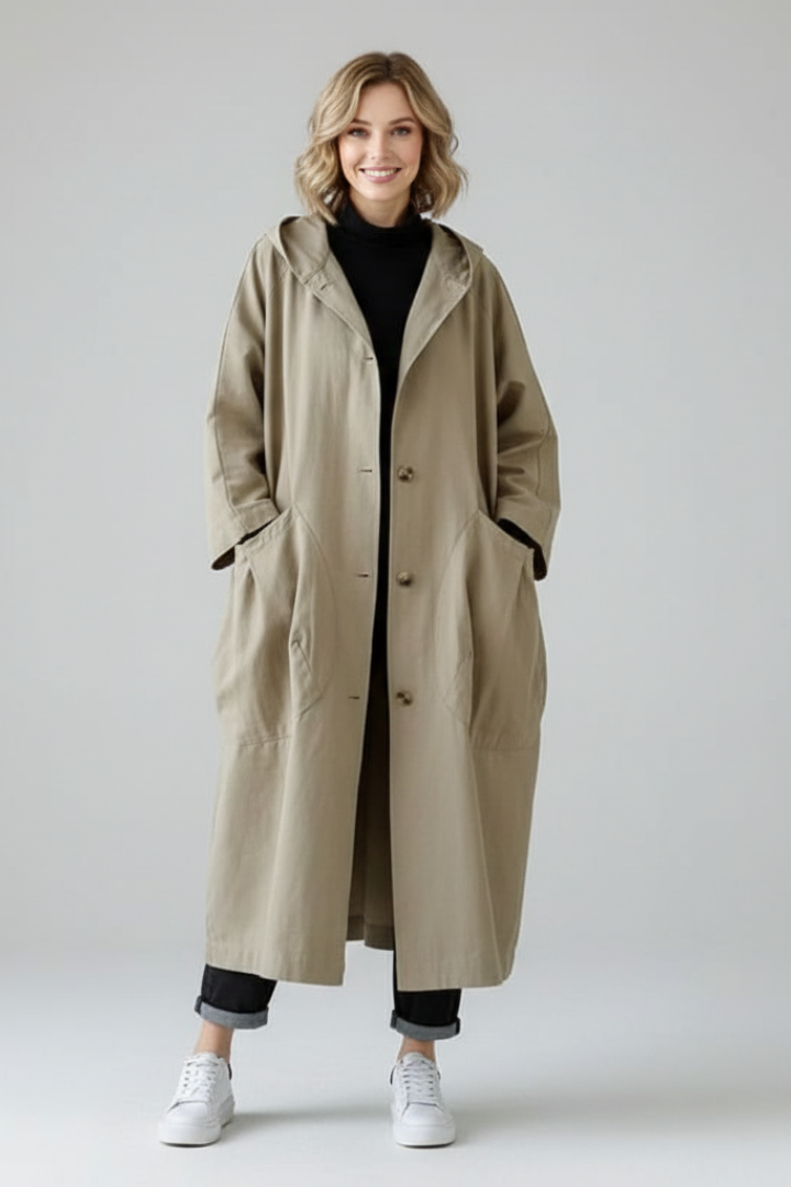 Briella | Women’s Hooded Trench Coat