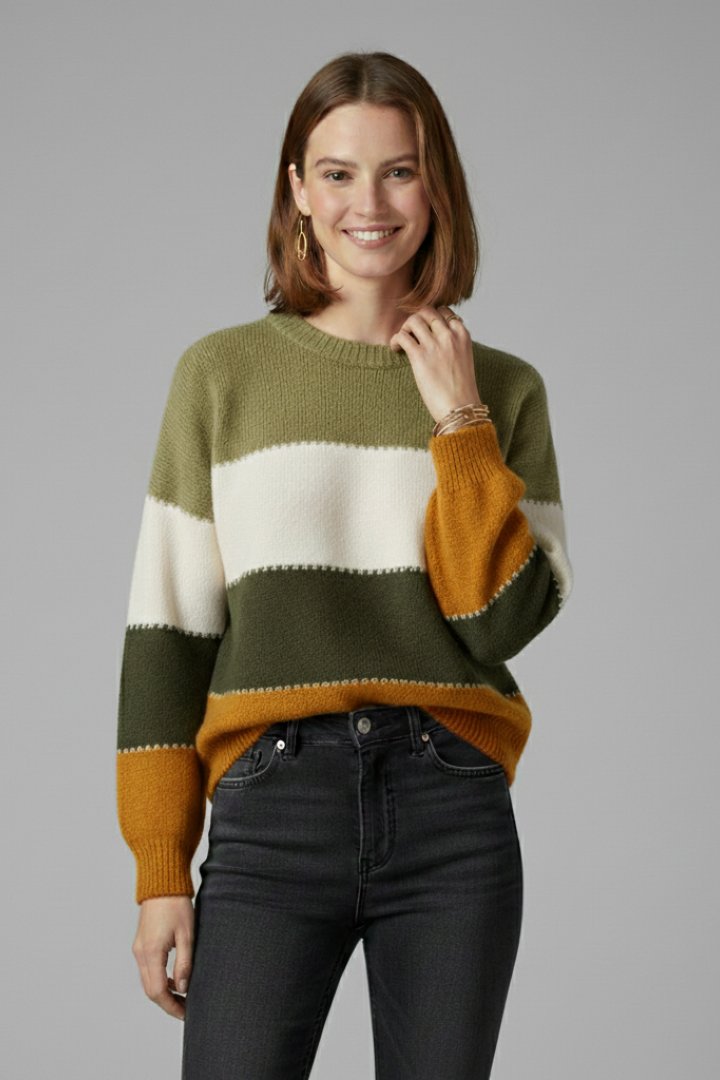 Kinsley | Women’s Round Neck Knit Sweater