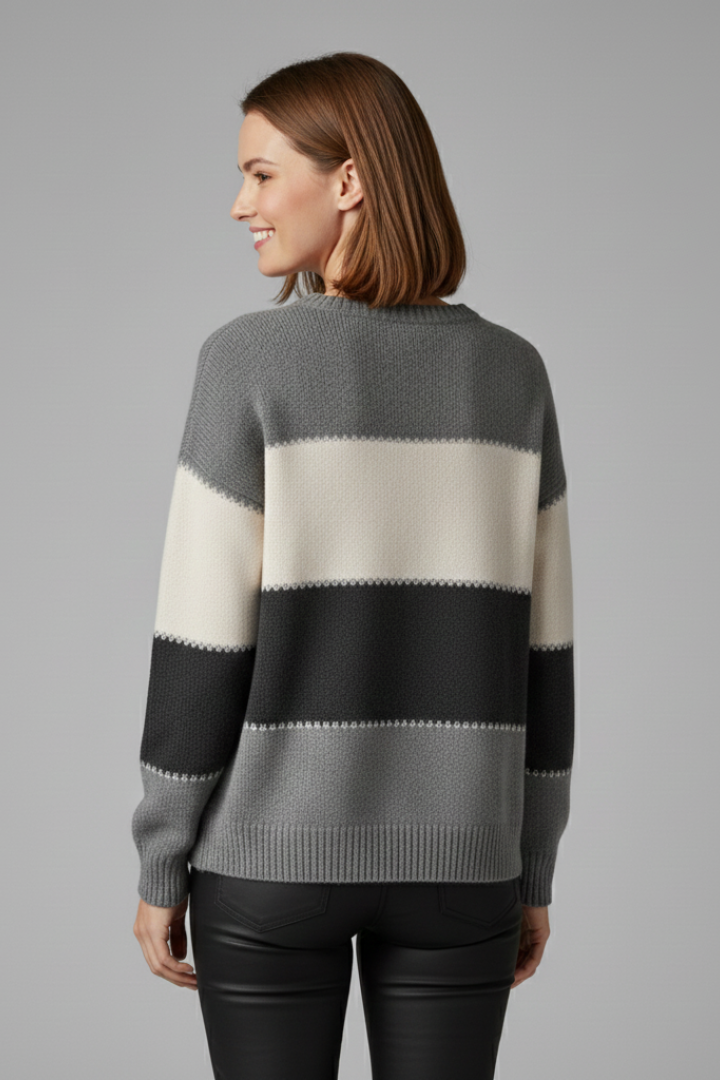 Kinsley | Women’s Round Neck Knit Sweater