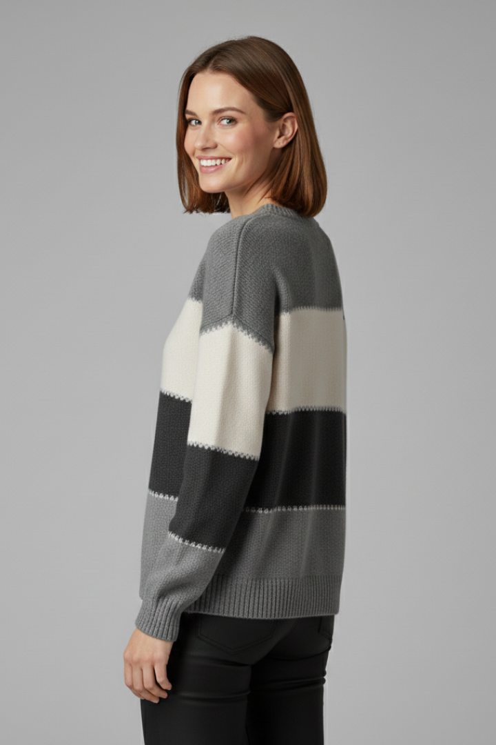 Kinsley | Women’s Round Neck Knit Sweater