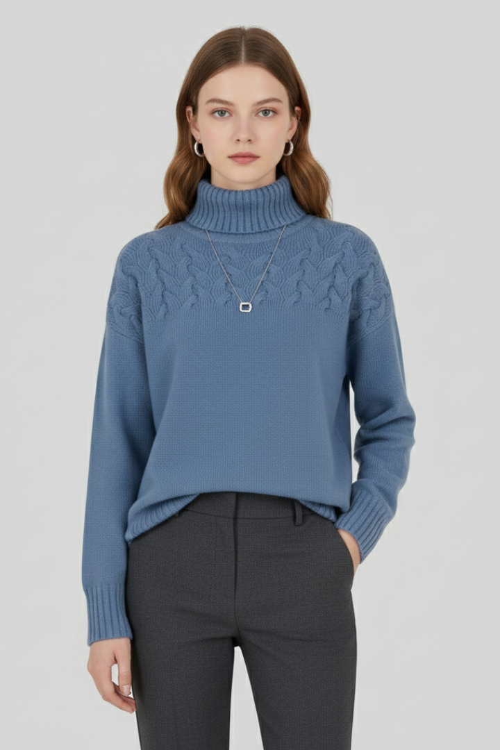Asterlyn | Women’s Knit Turtleneck Sweater
