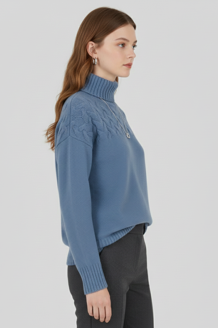 Asterlyn | Women’s Knit Turtleneck Sweater