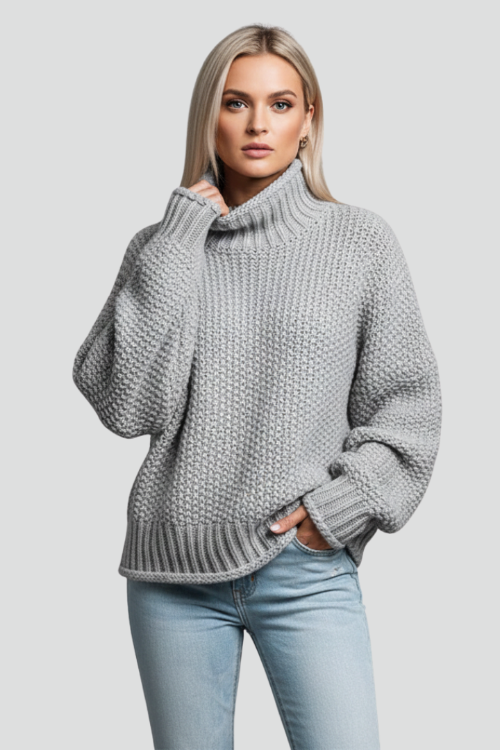 Avalora | Women’s Textured Turtleneck Sweater