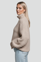 Avalora | Women’s Textured Turtleneck Sweater