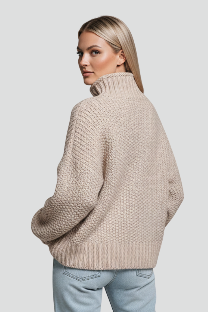 Avalora | Women’s Textured Turtleneck Sweater