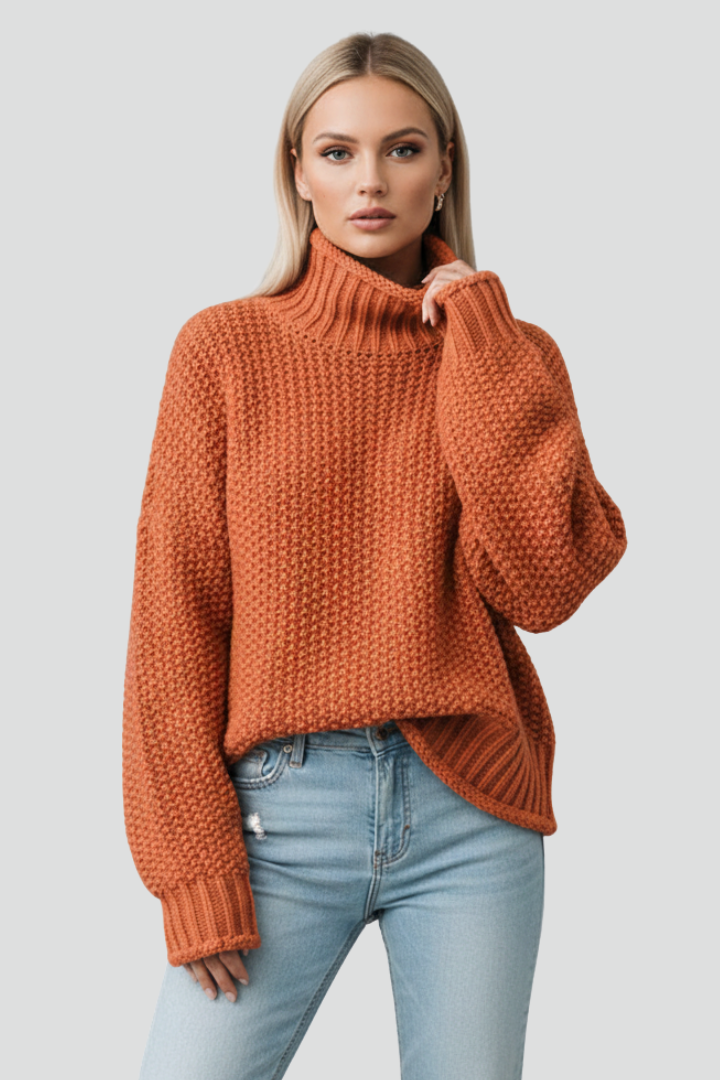 Avalora | Women’s Textured Turtleneck Sweater