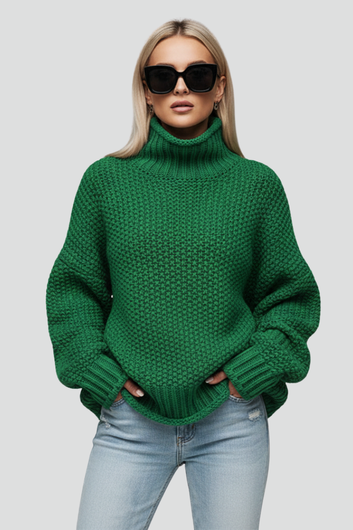 Avalora | Women’s Textured Turtleneck Sweater