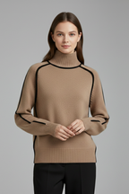 Evadelle | Women’s Collar Turtleneck Sweater