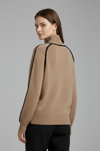 Evadelle | Women’s Collar Turtleneck Sweater