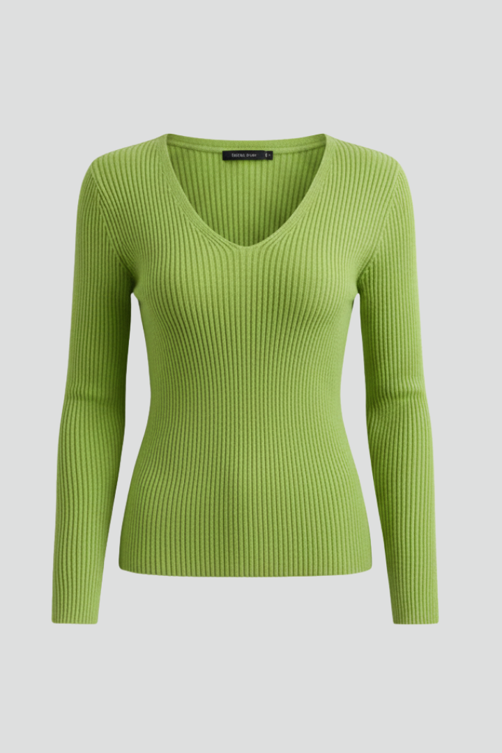 Lysandra | Women’s V Neck Long Sleeve Sweater