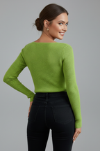 Lysandra | Women’s V Neck Long Sleeve Sweater