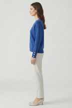 Valoryn | Women’s V Neck Shoulder Sweater